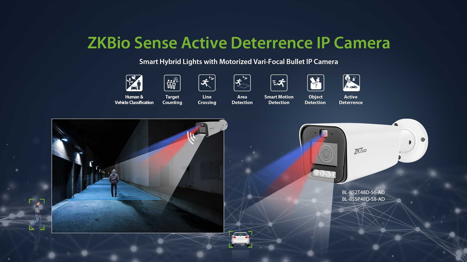ZKTeco Active Deterrence surveillance camera